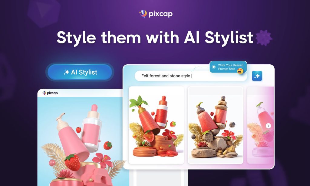 Pixcap: Merging 3D Design with AI Magic