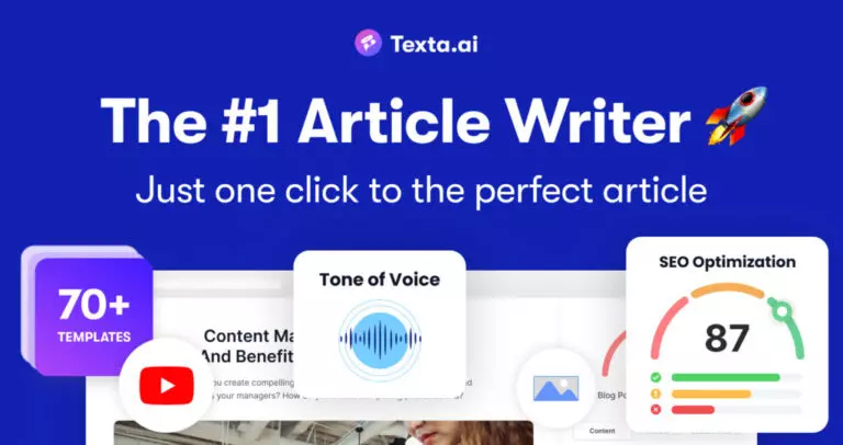 Revolutionize Expression: Texta AI, Your Writing Ally