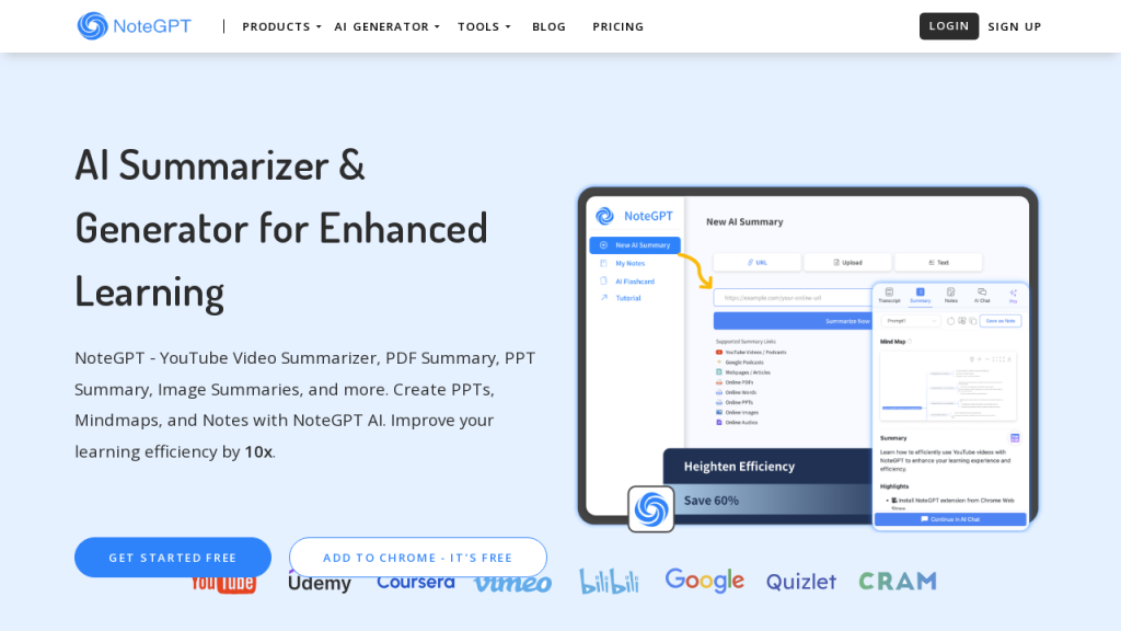 NoteGPT: Manage Notes and Summaries Effortlessly