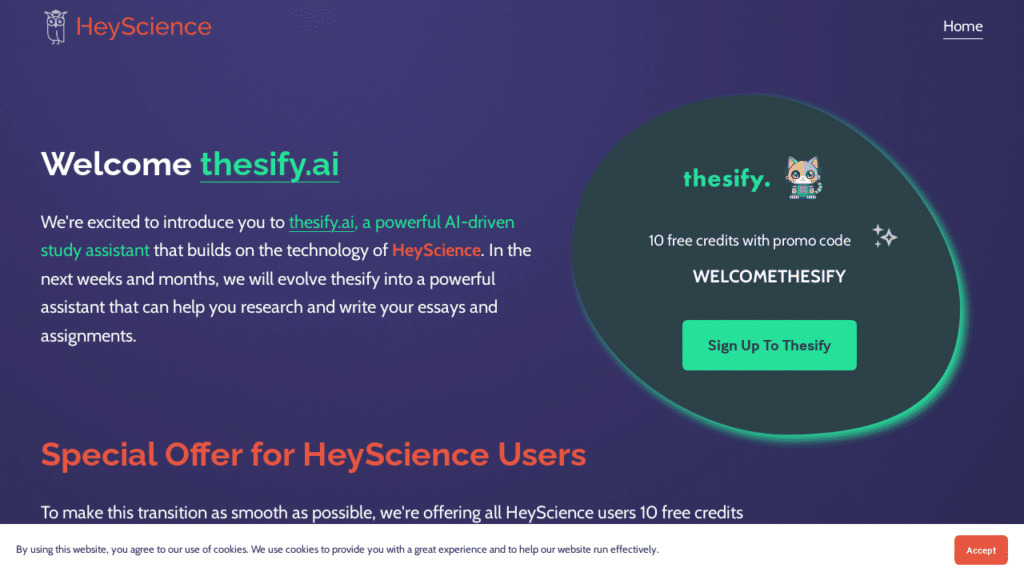 HeyScience: Empowering Breakthroughs with AI-Driven Research